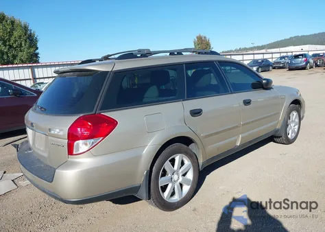 2008 Subaru Outback 2.5I/2.5I L.l. Bean Edition z USA, uszkodzony, nr VIN 4S4BP61C787338333